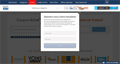 Desktop Screenshot of coupon-achat.com